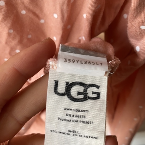 UGG Women’s LA Sunset Dots Lenon Pyjama Top S - Picture 9 of 12
